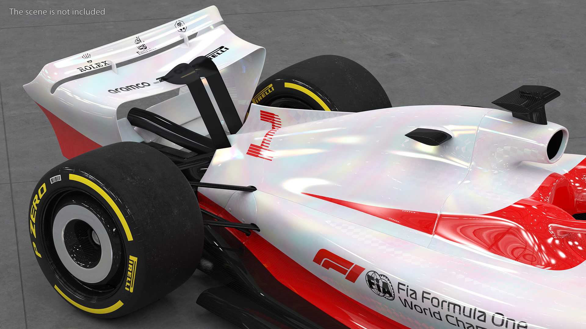 Formula 1 2022 White Livery 3D