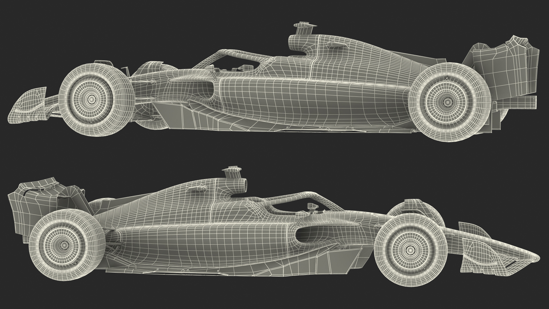 Formula 1 2022 White Livery 3D