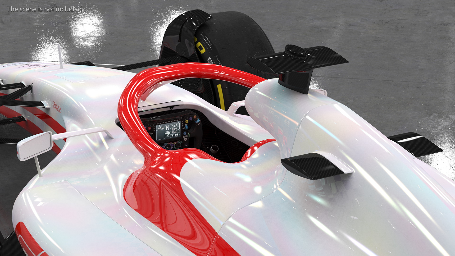 Formula 1 2022 White Livery 3D