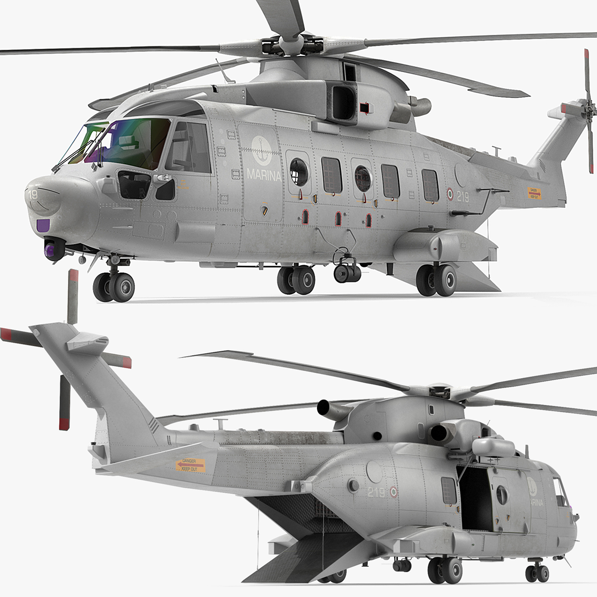 AgustaWestland AW101 Italian Navy Helicopter
