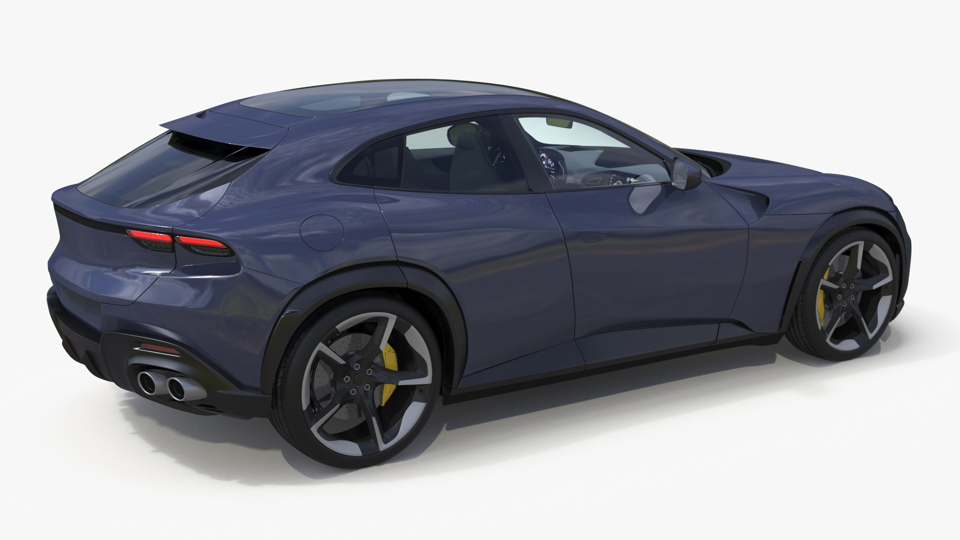 3D model Extreme Sports Crossover Car Violet