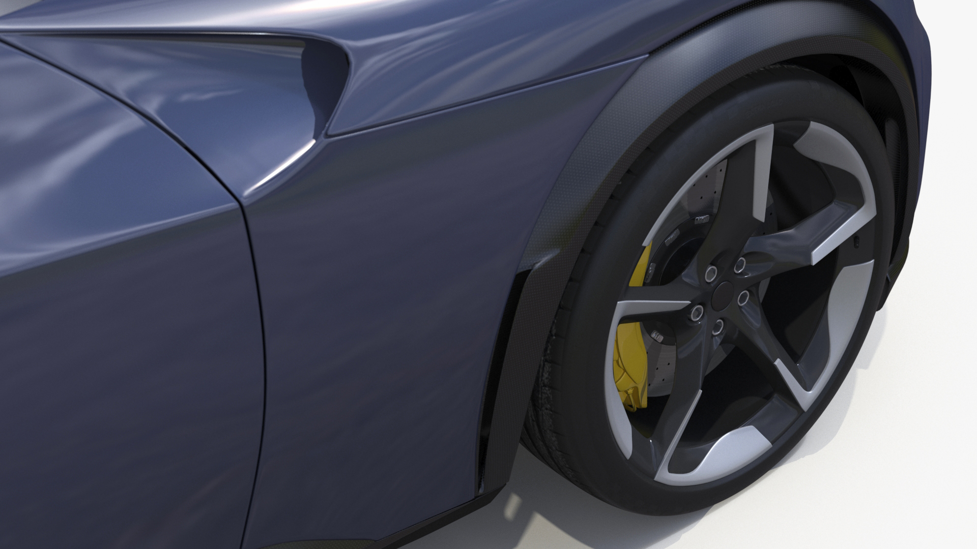 3D model Extreme Sports Crossover Car Violet