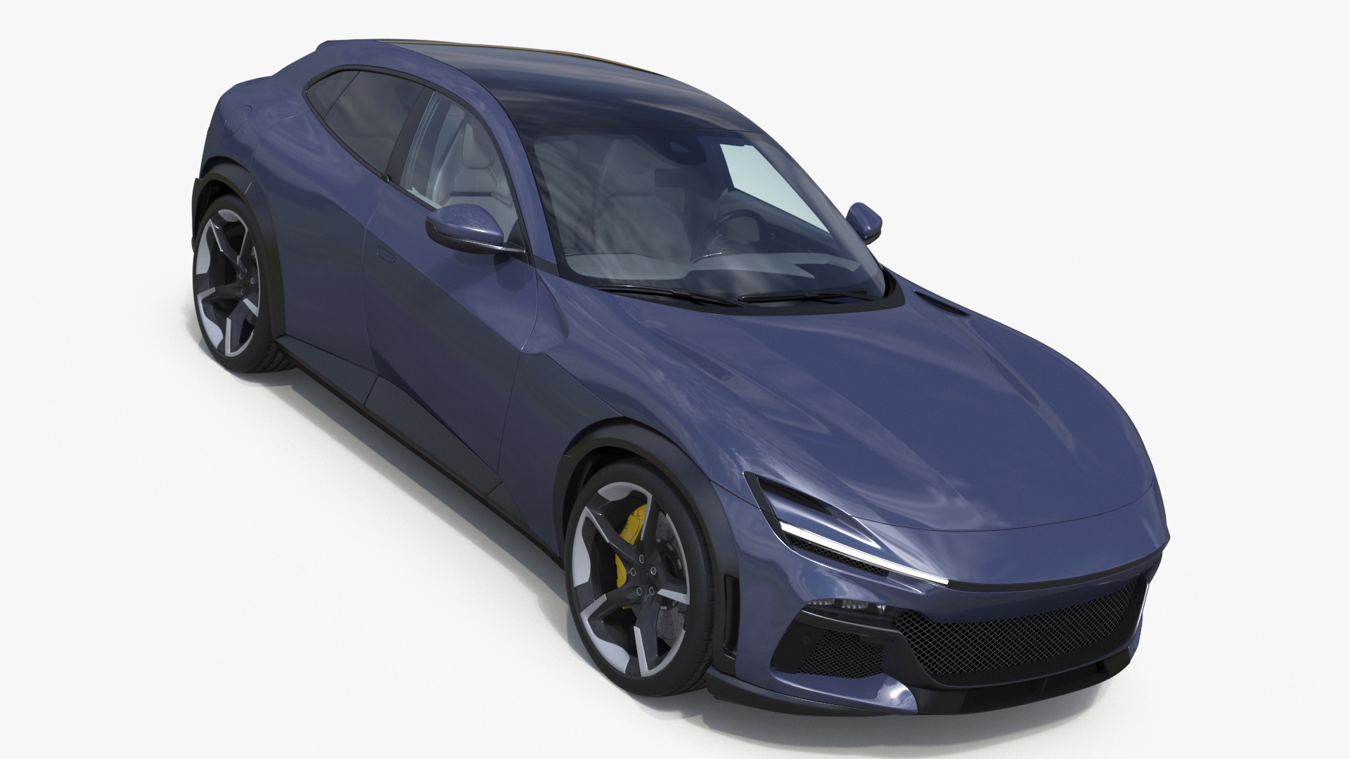 3D model Extreme Sports Crossover Car Violet