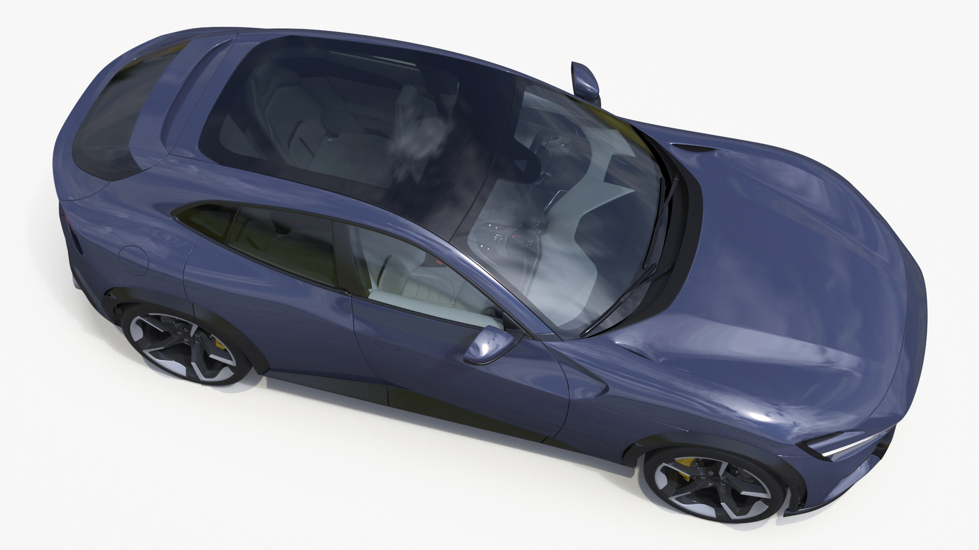 3D model Extreme Sports Crossover Car Violet