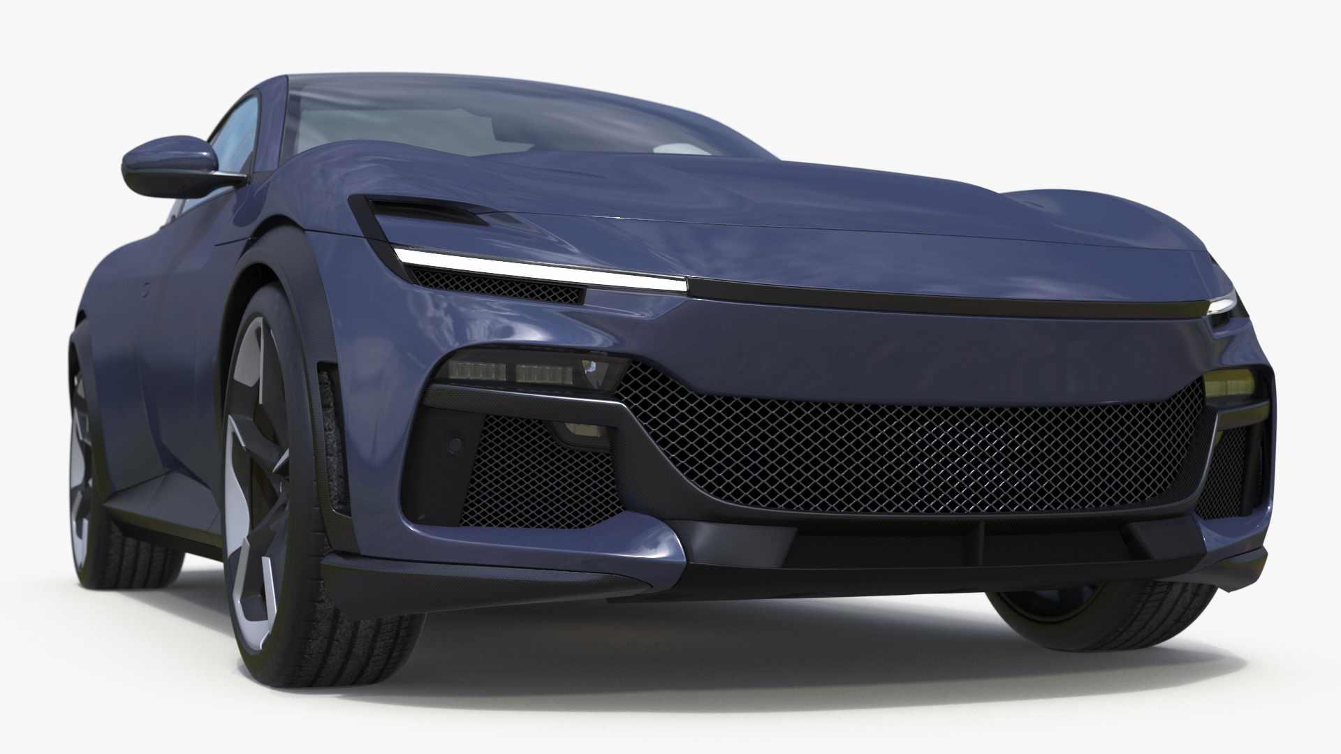 3D model Extreme Sports Crossover Car Violet