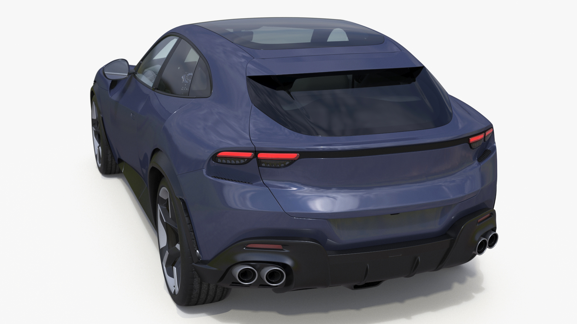 3D model Extreme Sports Crossover Car Violet