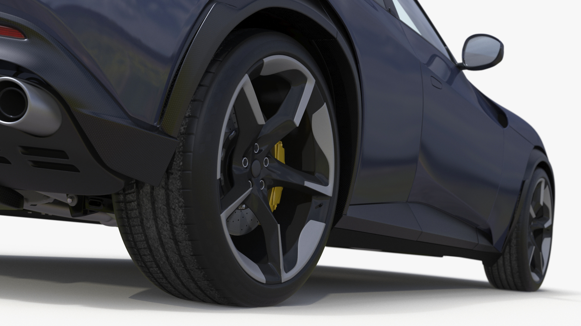 3D model Extreme Sports Crossover Car Violet