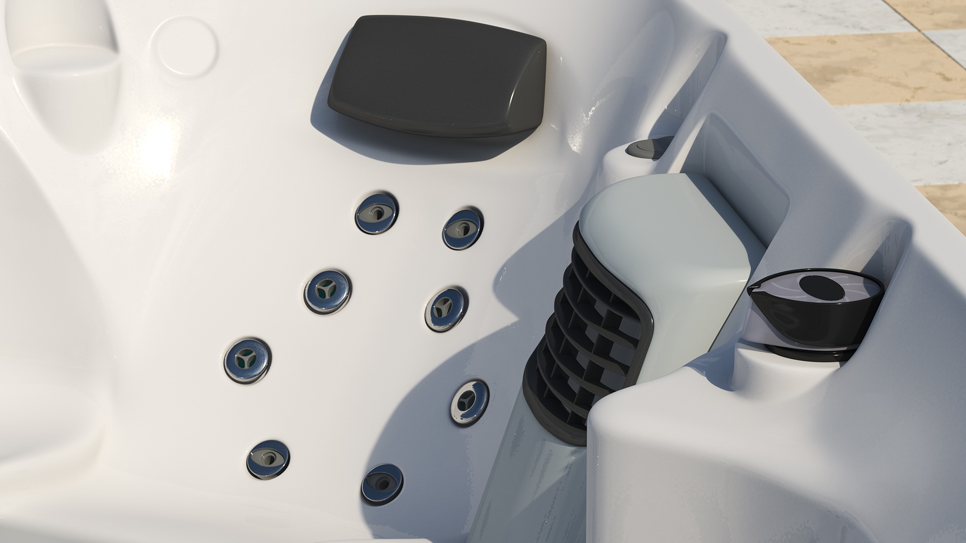 3D Spa Hot Tub