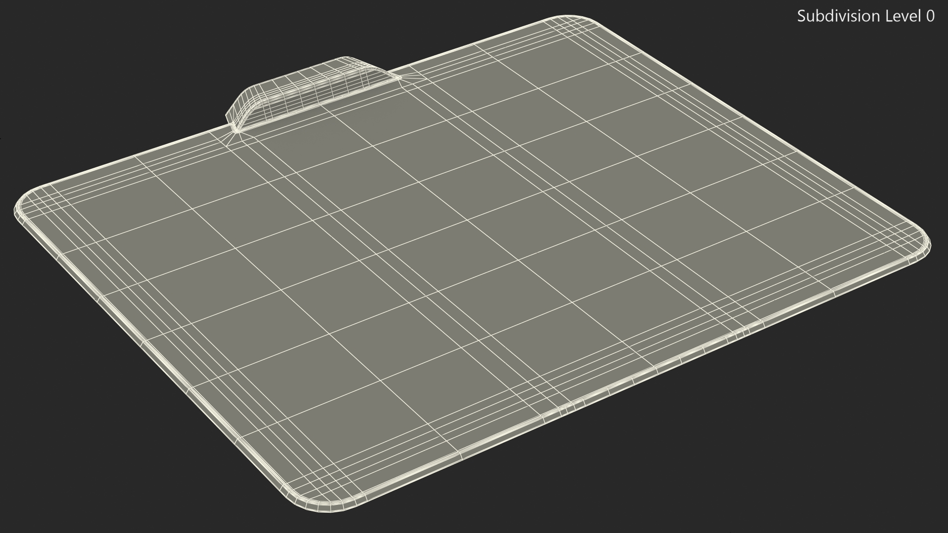 3D model RGB Gaming Mouse Pad