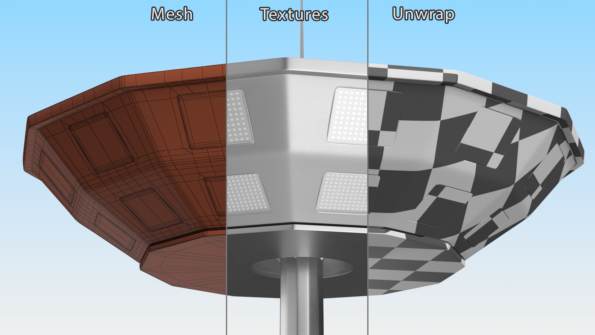 3D model Lamppost
