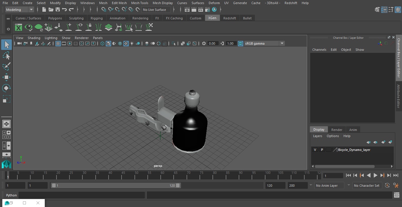 Bicycle Dynamo 3D model