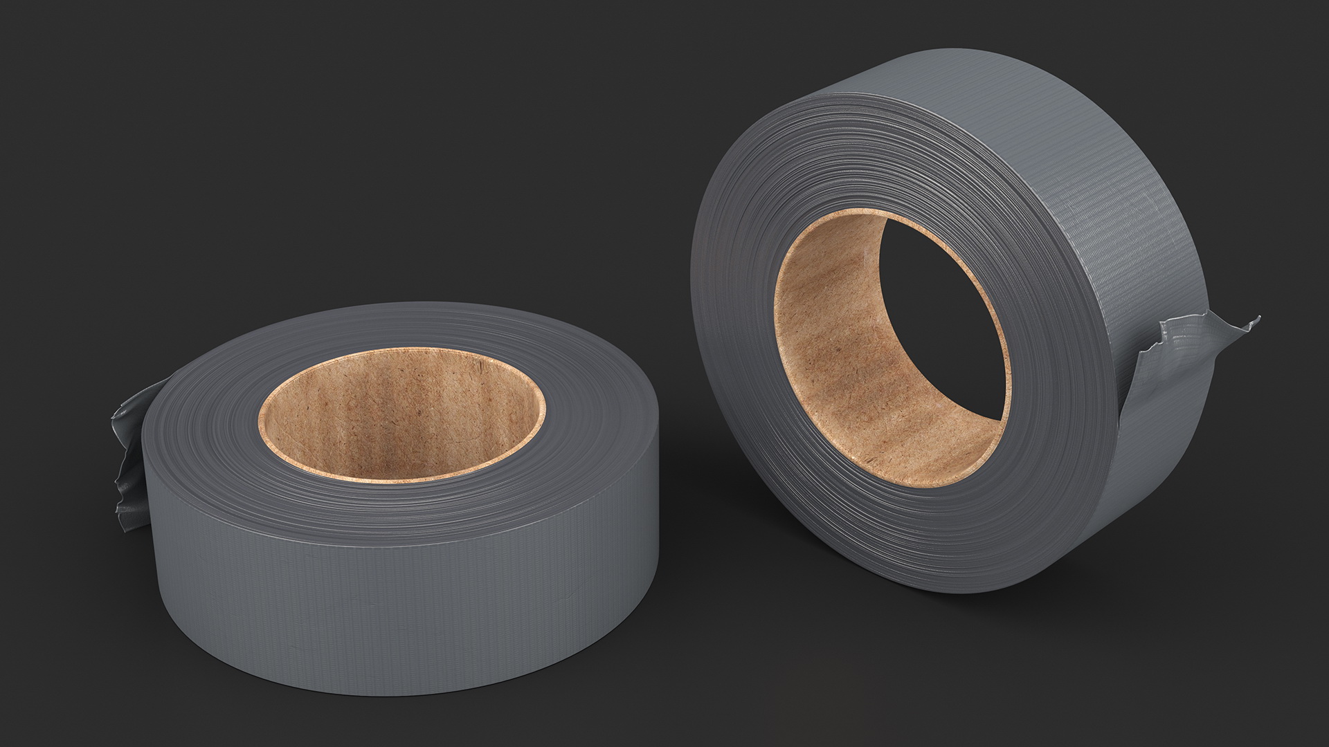 Realistic Duct Tape Roll 3D model