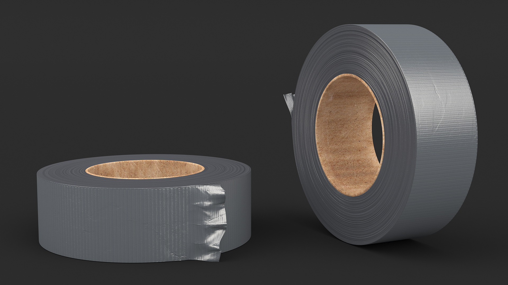 Realistic Duct Tape Roll 3D model