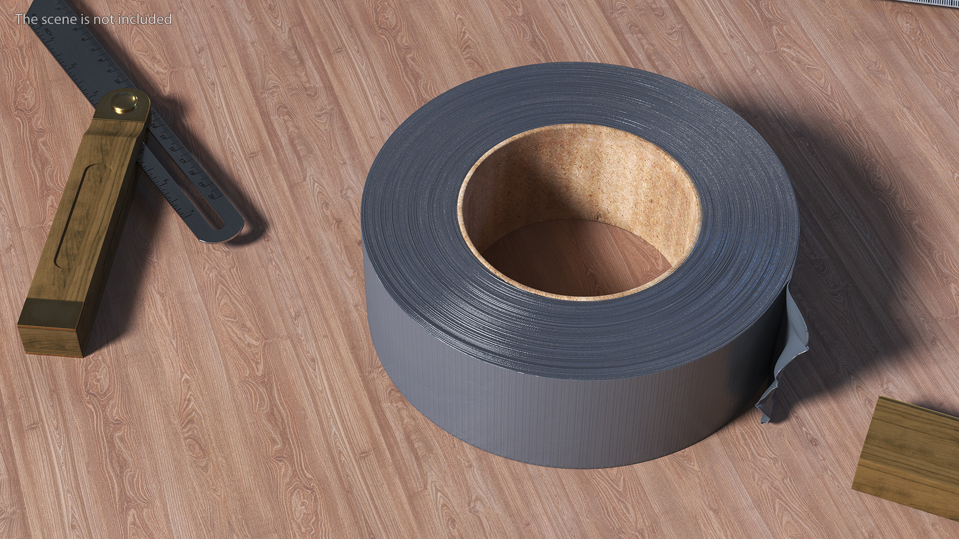 Realistic Duct Tape Roll 3D model