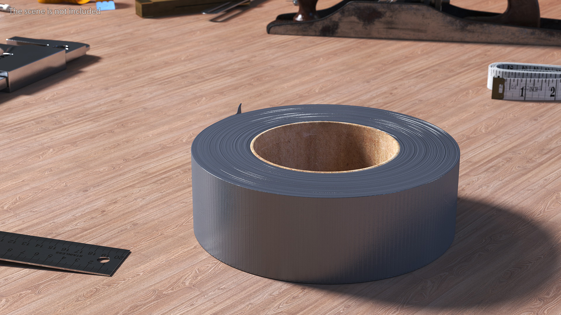 Realistic Duct Tape Roll 3D model