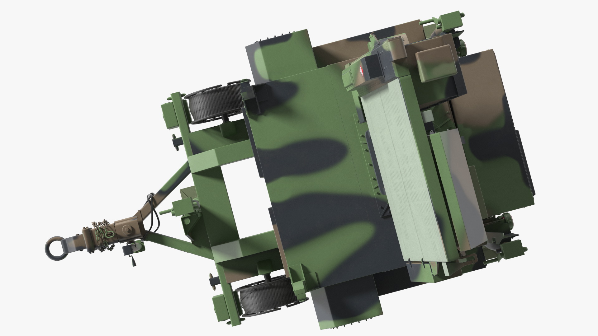 MPQ-64 Sentinel Radar Green Camo 3D