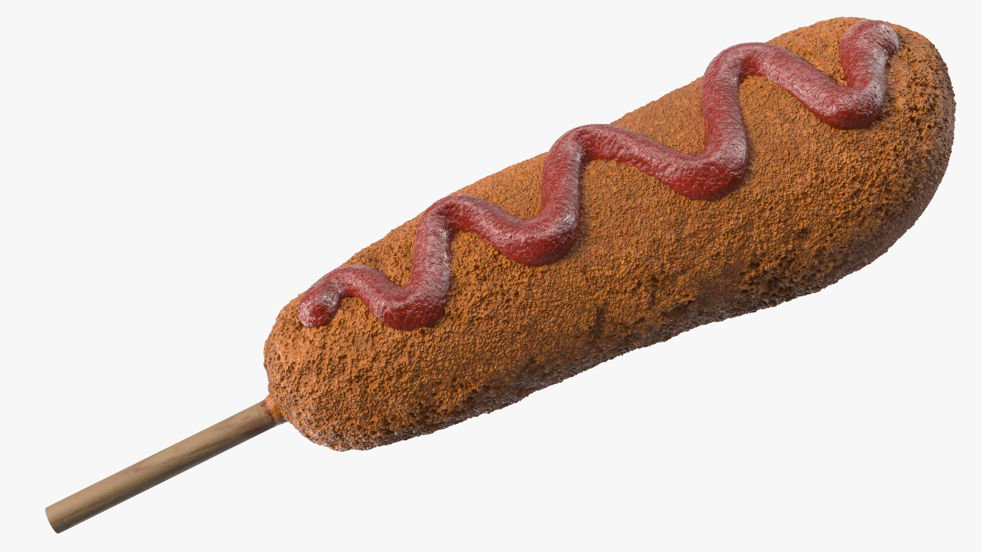 3D Corn Dog in Food Container
