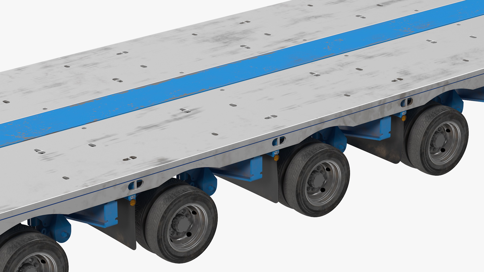 3D model Kenworth T900 with Drake Steerable Low Loader
