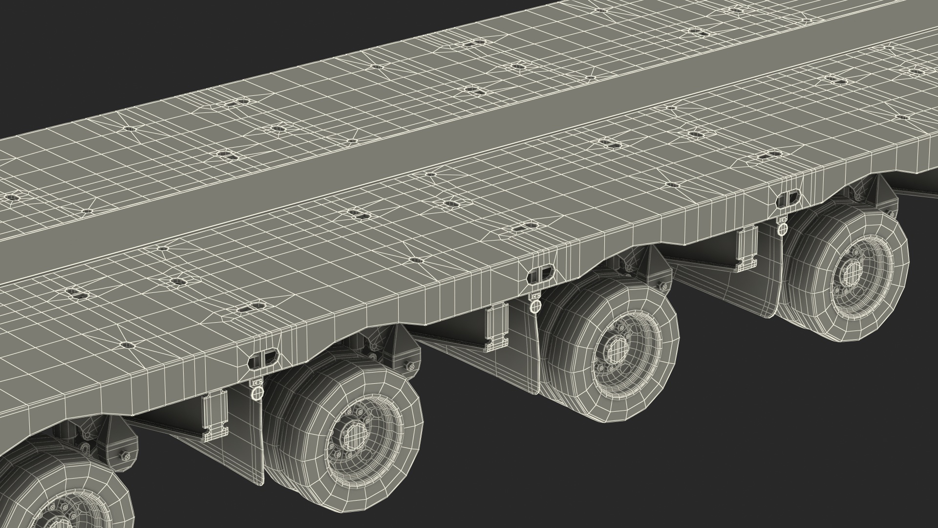 3D model Kenworth T900 with Drake Steerable Low Loader
