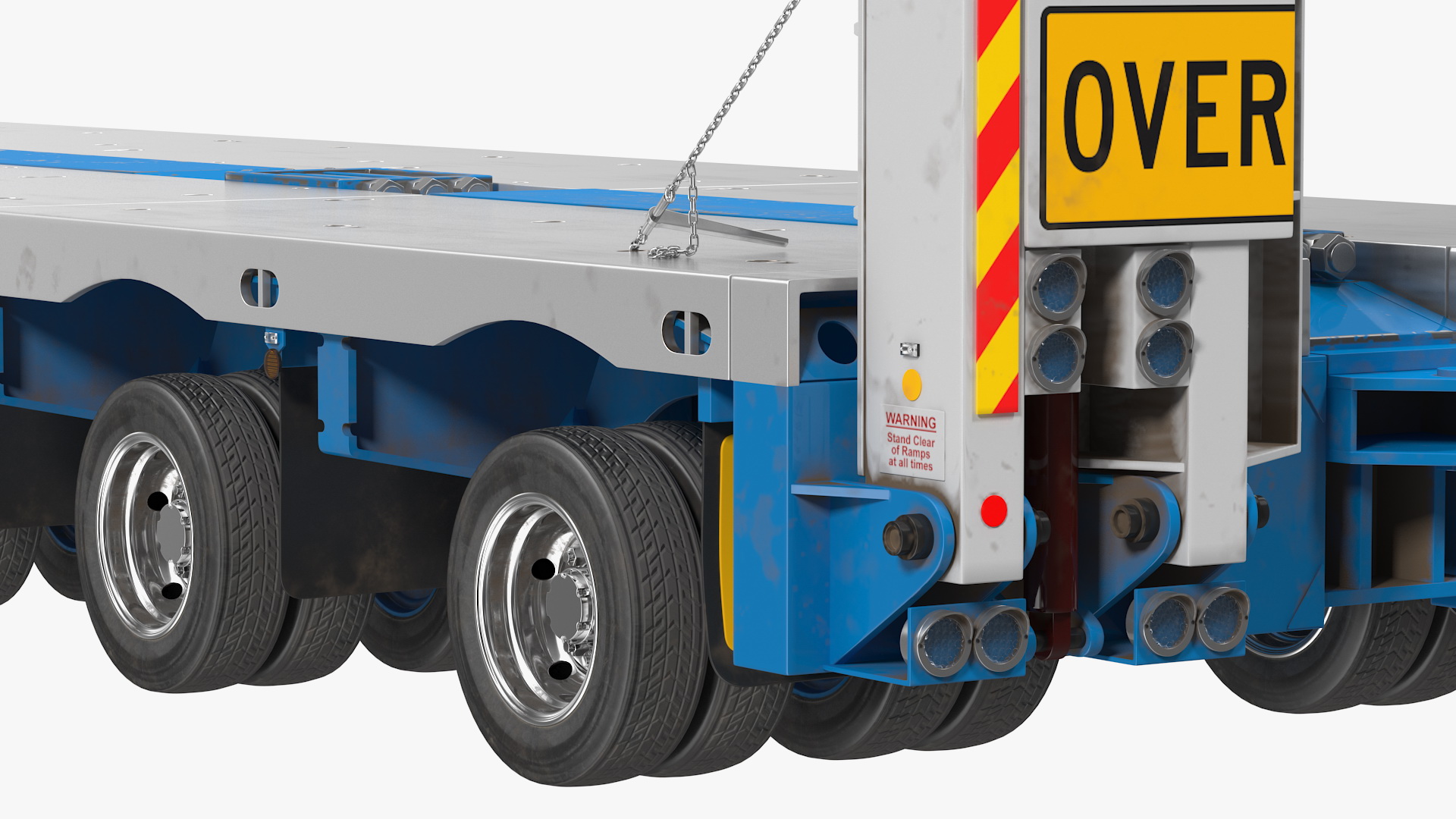 3D model Kenworth T900 with Drake Steerable Low Loader