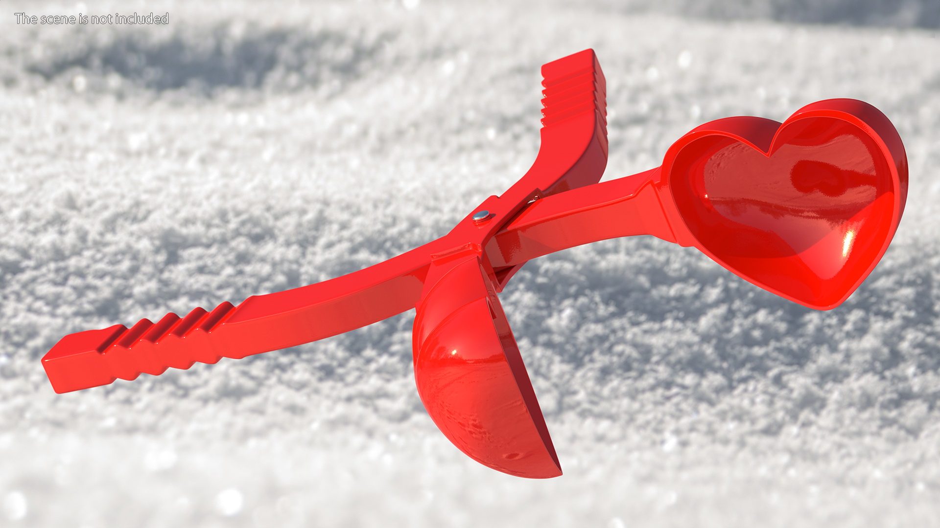 Heart Shaped Snowball Maker Tool 3D