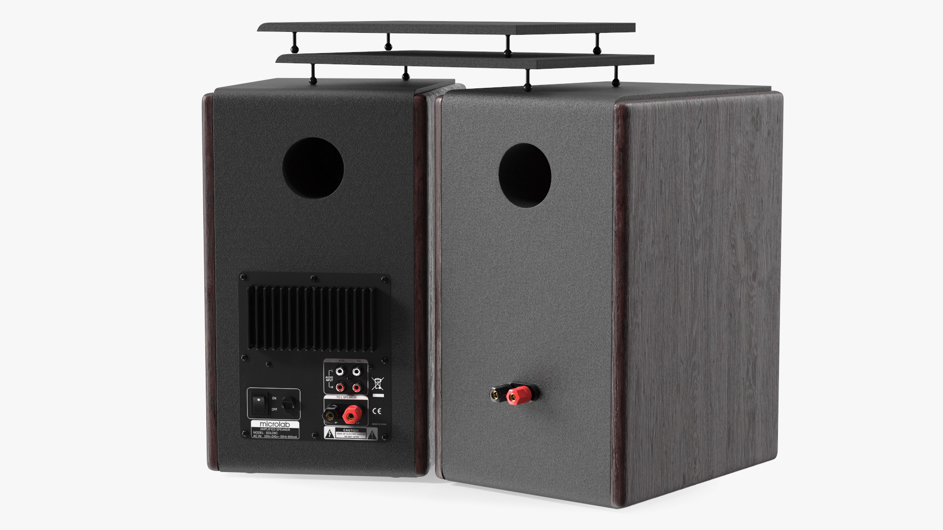 3D model Microlab Solo 6C Bookshelf Speakers