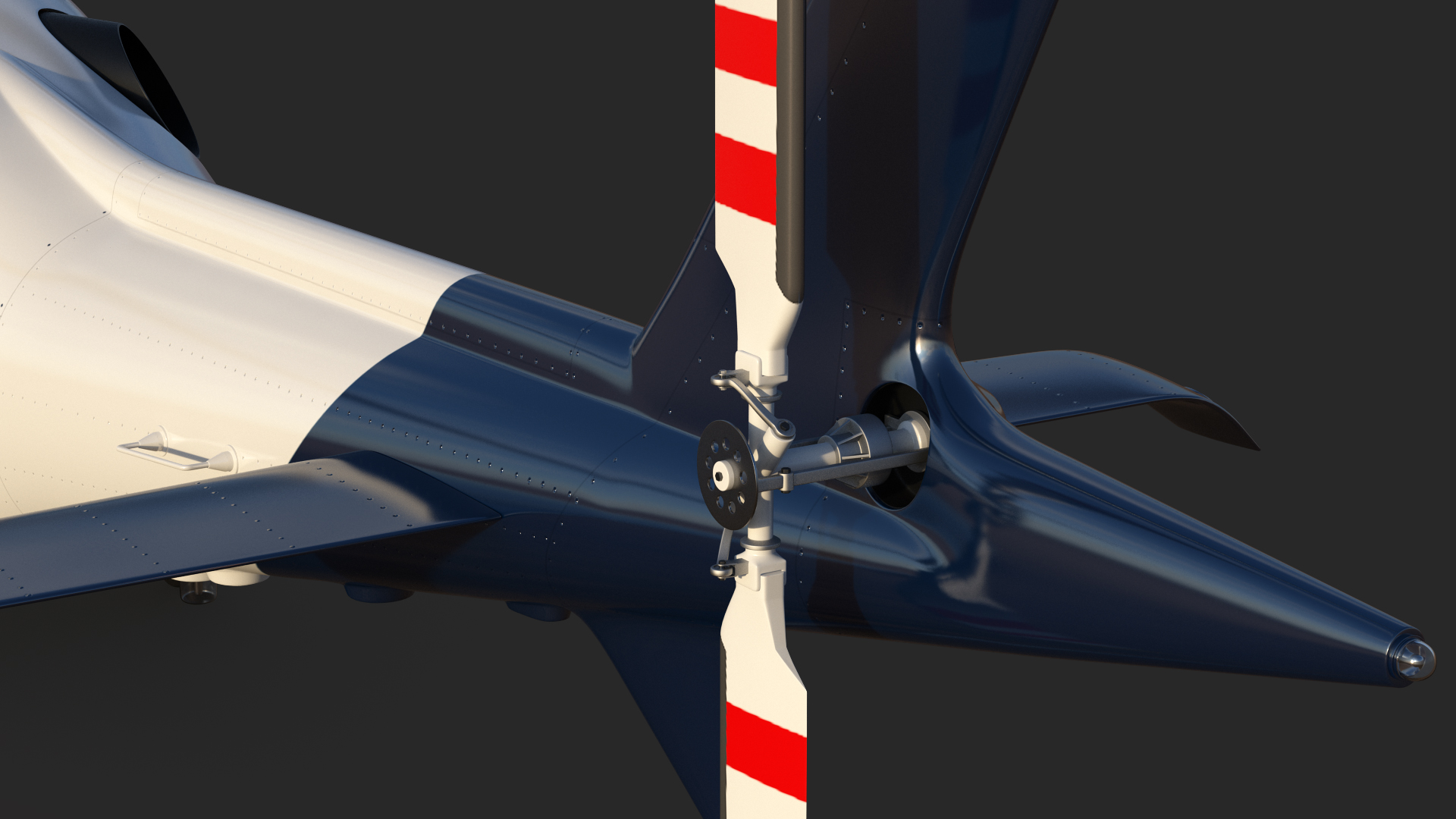 3D Agusta AW109S Grand Blue Rigged