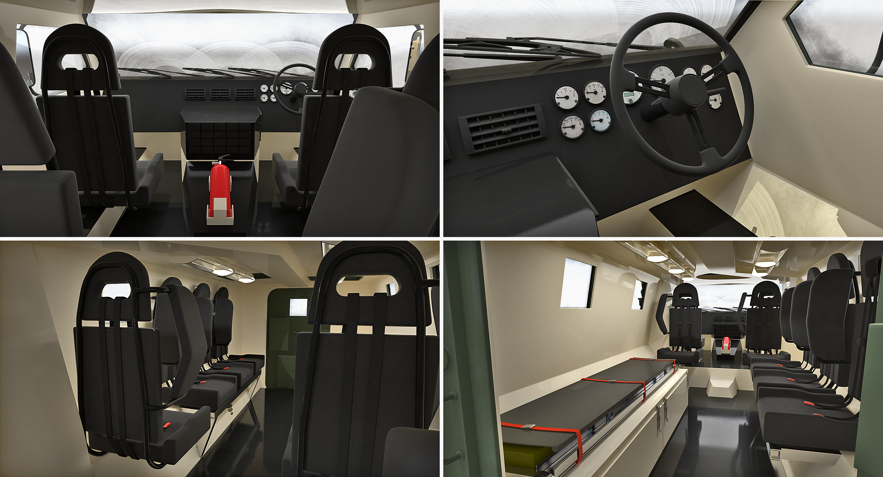 Medic Bushmaster MR6 Rigged 3D