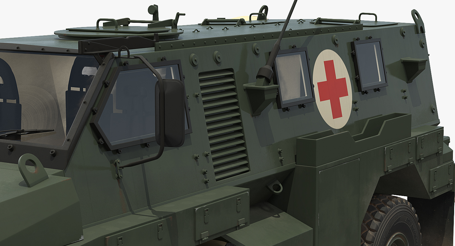 Medic Bushmaster MR6 Rigged 3D