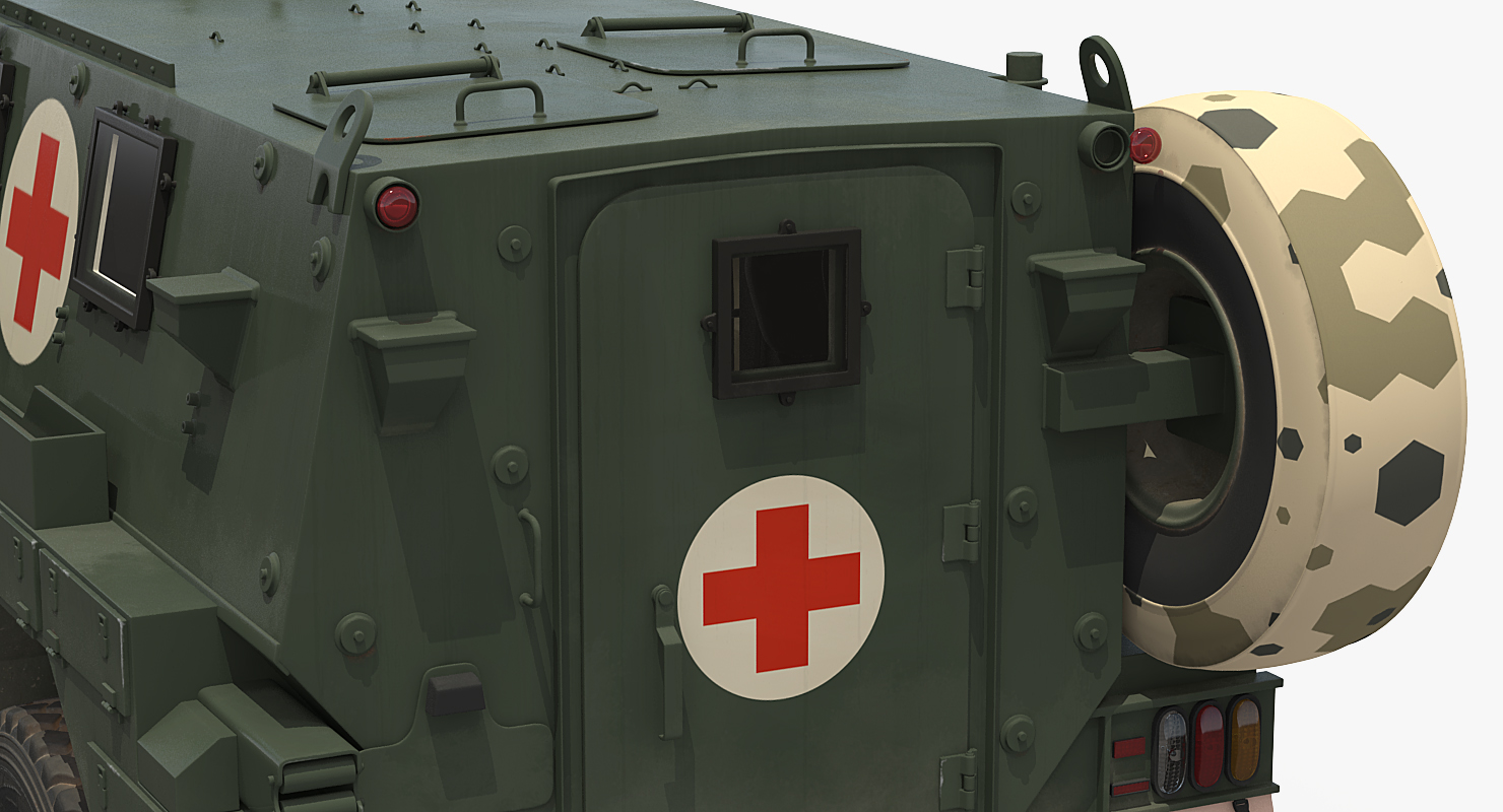 Medic Bushmaster MR6 Rigged 3D
