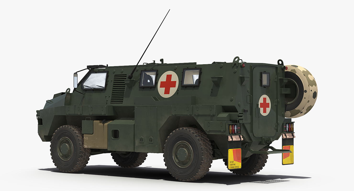 Medic Bushmaster MR6 Rigged 3D