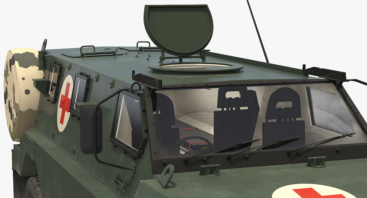 Medic Bushmaster MR6 Rigged 3D