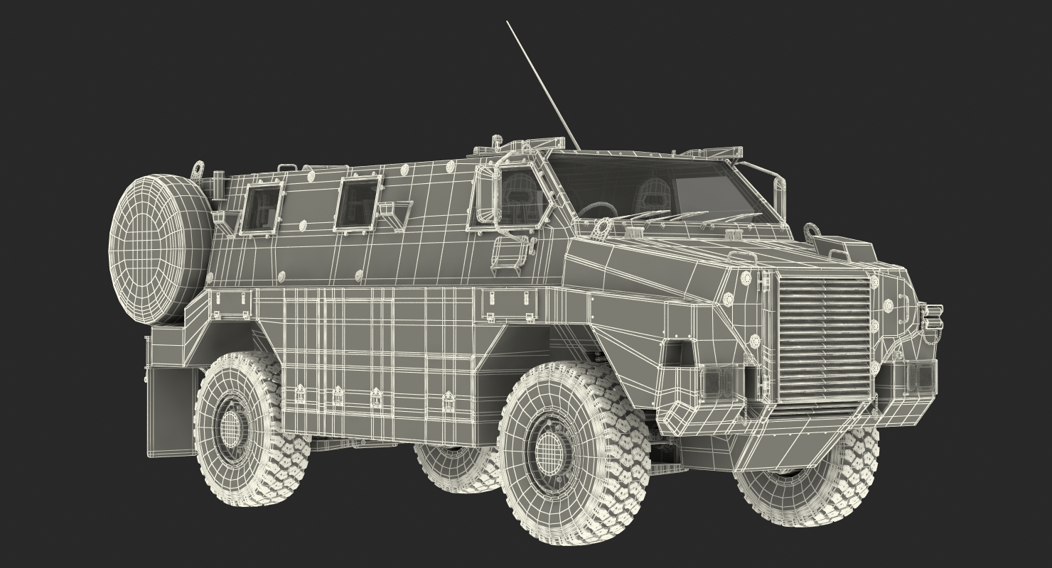 Medic Bushmaster MR6 Rigged 3D