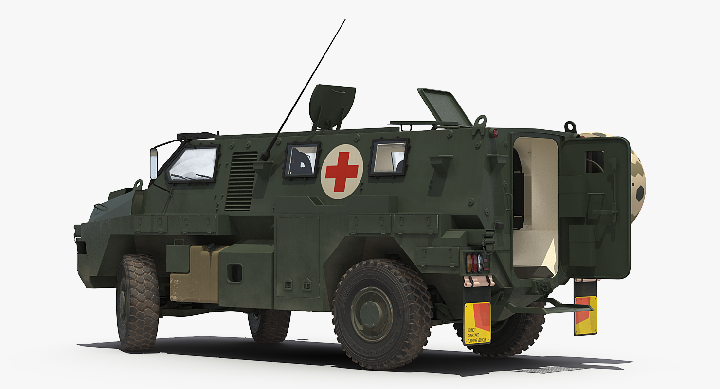 Medic Bushmaster MR6 Rigged 3D