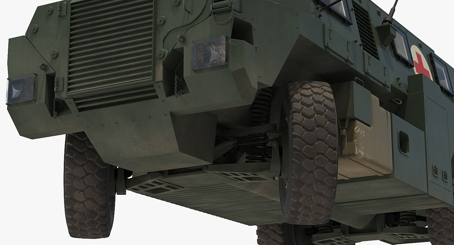 Medic Bushmaster MR6 Rigged 3D