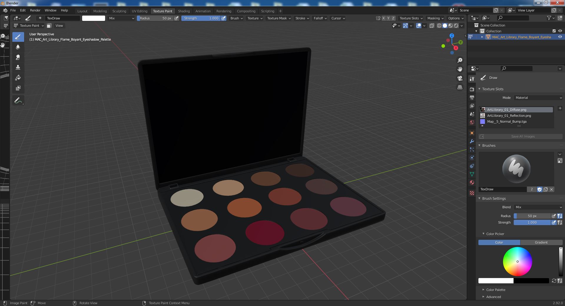 3D MAC Art Library Flame Boyant Eyeshadow Palette