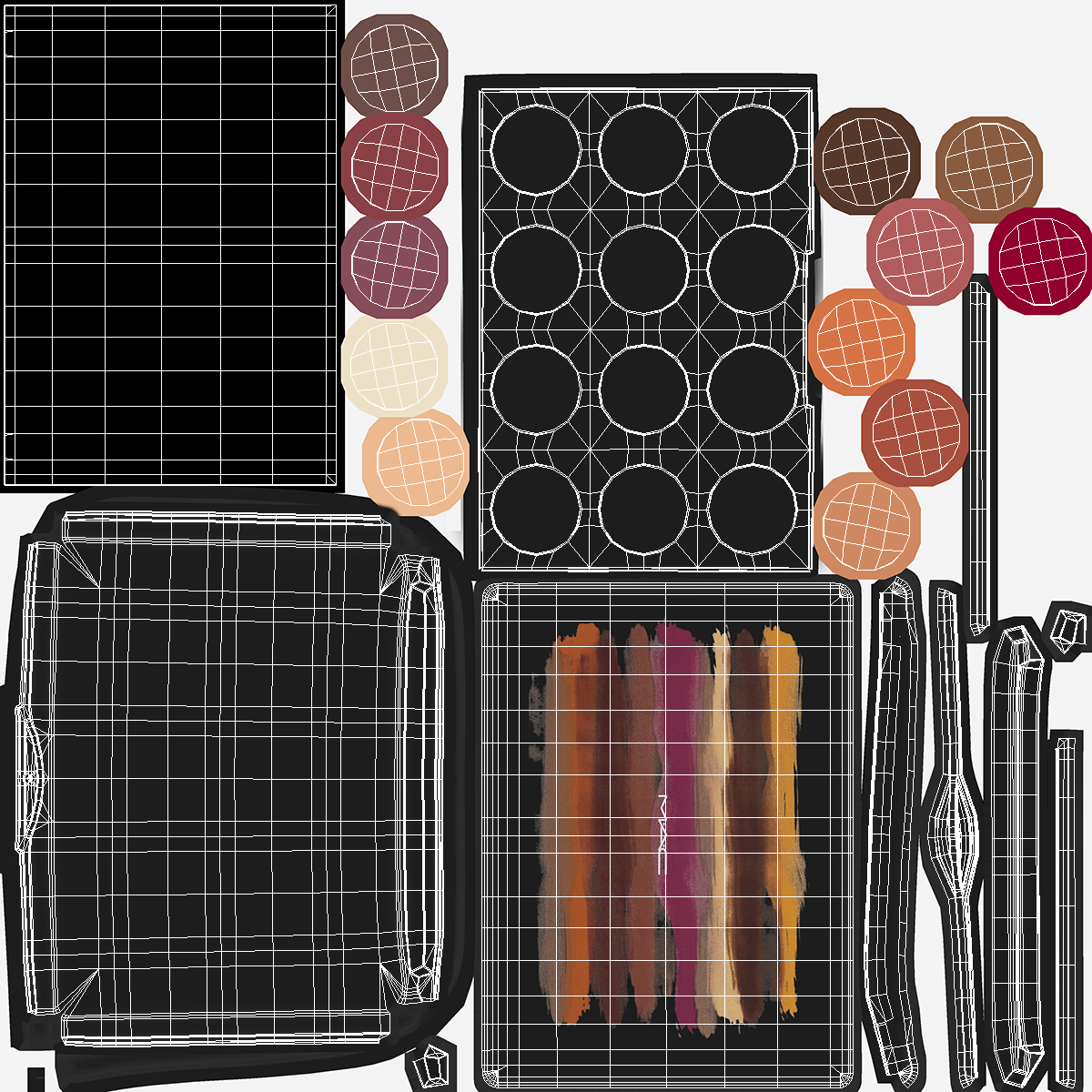 3D MAC Art Library Flame Boyant Eyeshadow Palette