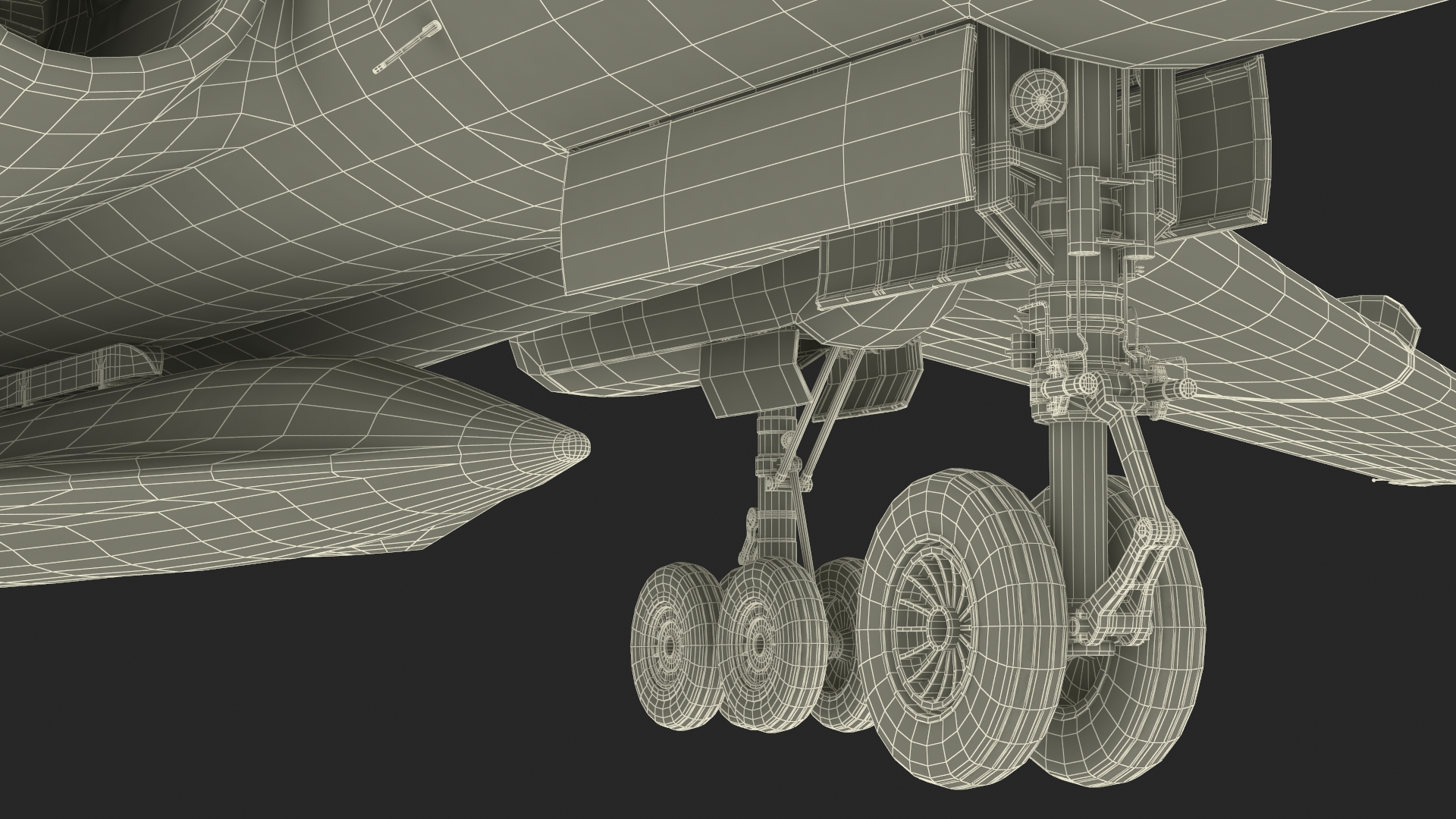Xian H-6 China Strategic Bomber with Reconnaissance Drone Rigged 3D model