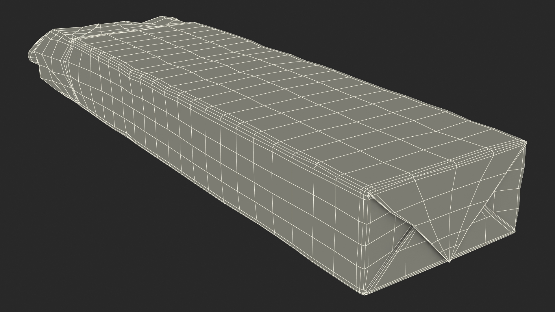 3D model Chewing Gum Pack Open with Pad