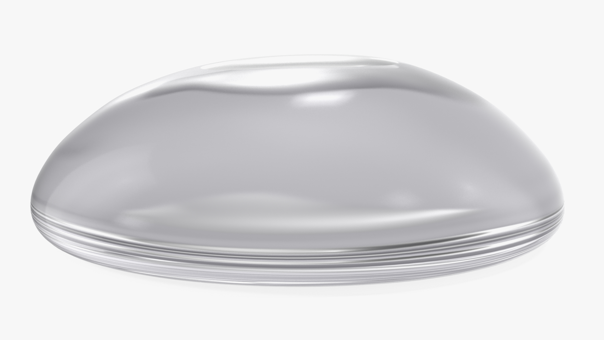 Moderate Smooth Female Breast Implant 3D