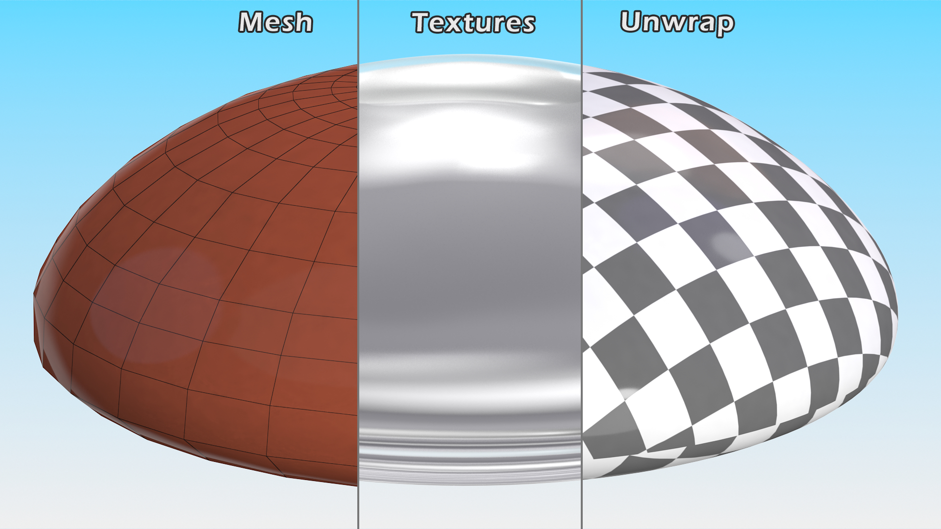Moderate Smooth Female Breast Implant 3D