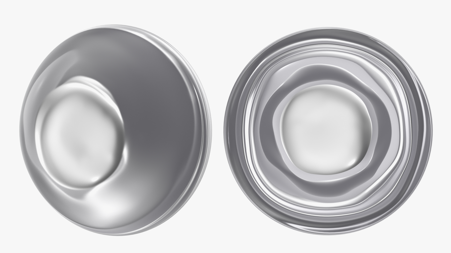 Moderate Smooth Female Breast Implant 3D