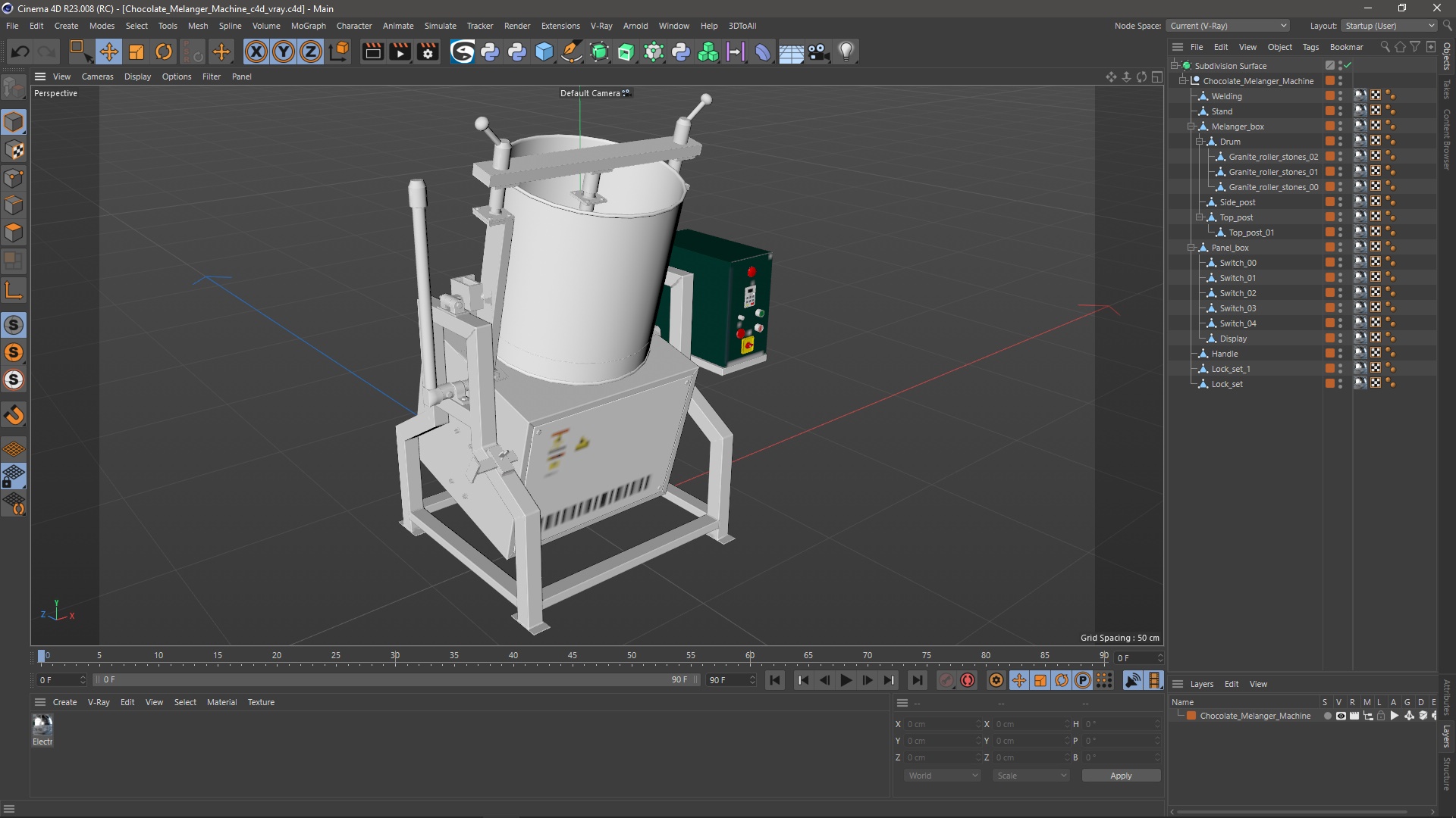 3D Chocolate Melanger Machine
