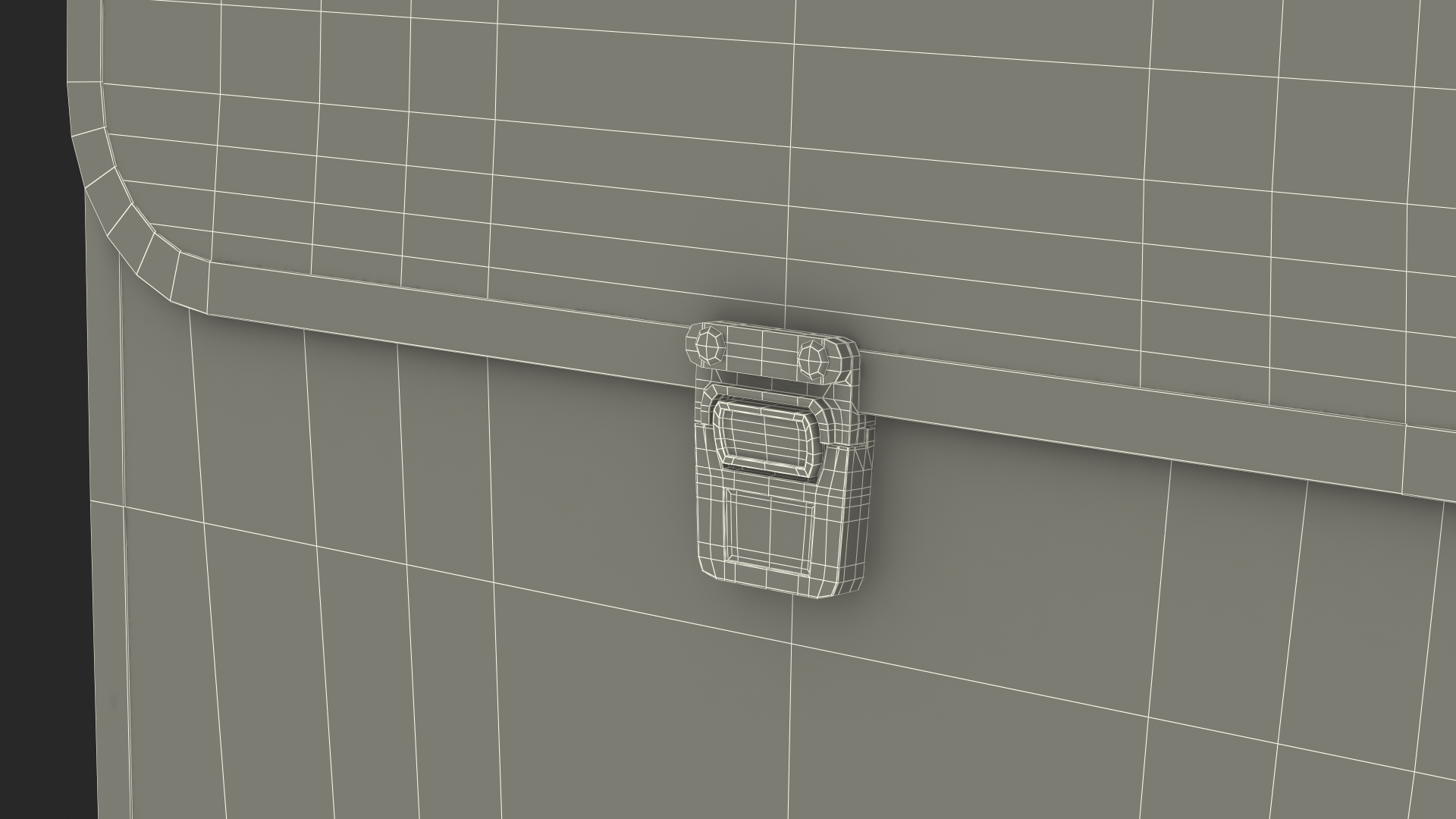 3D Document Organizer Case Bag Black model