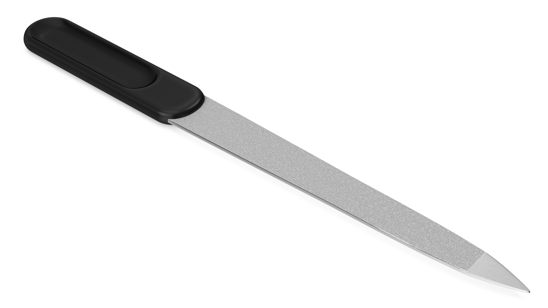 3D Metallic Nail File with Black Handle