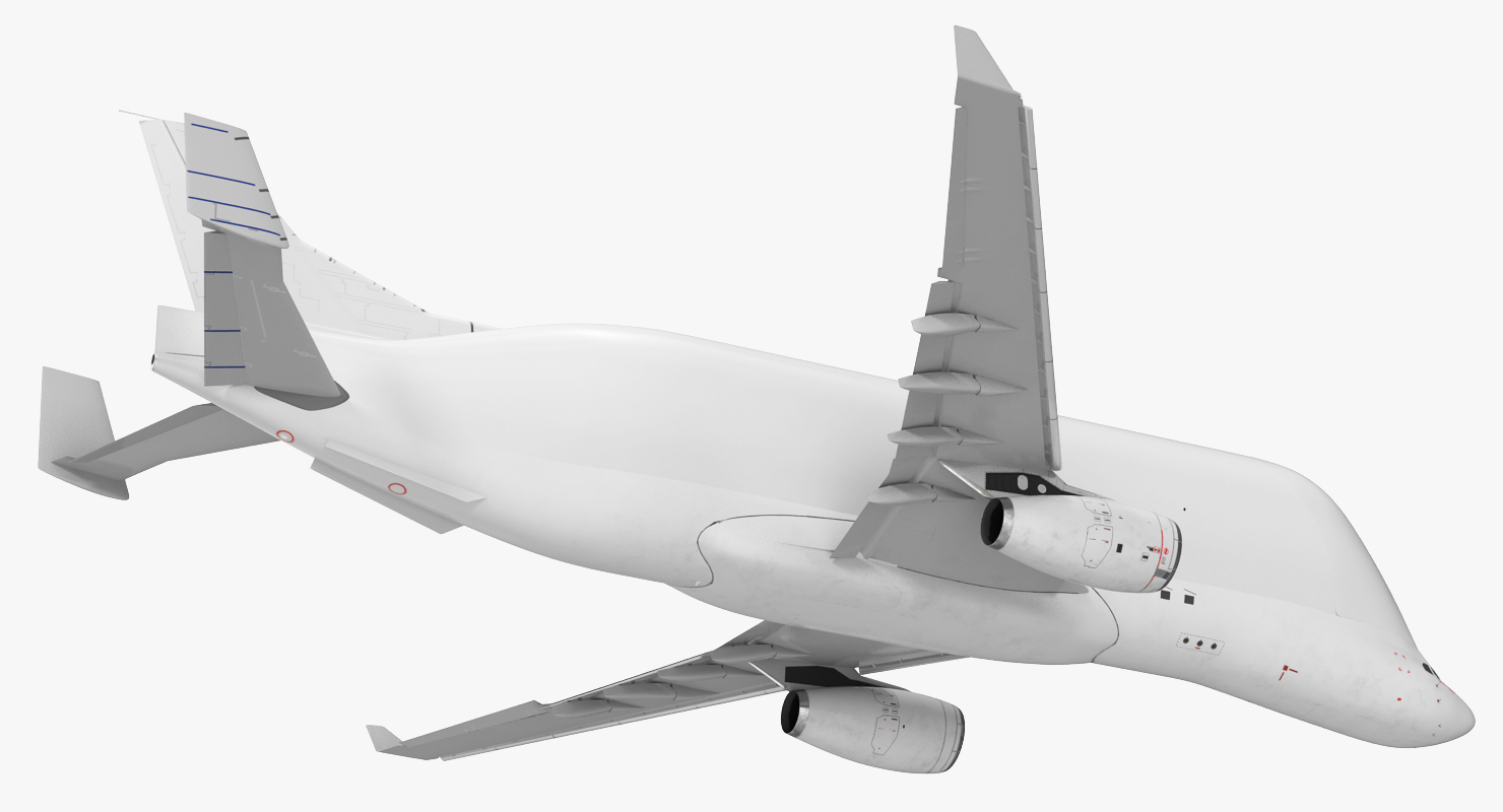 3D Large Transport Aircraft Rigged