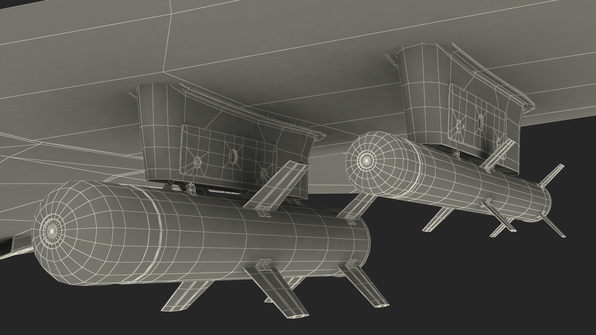 3D Bayraktar TB2 Turkish Armed Forces Rigged
