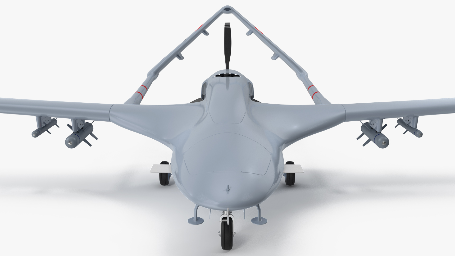 3D Bayraktar TB2 Turkish Armed Forces Rigged