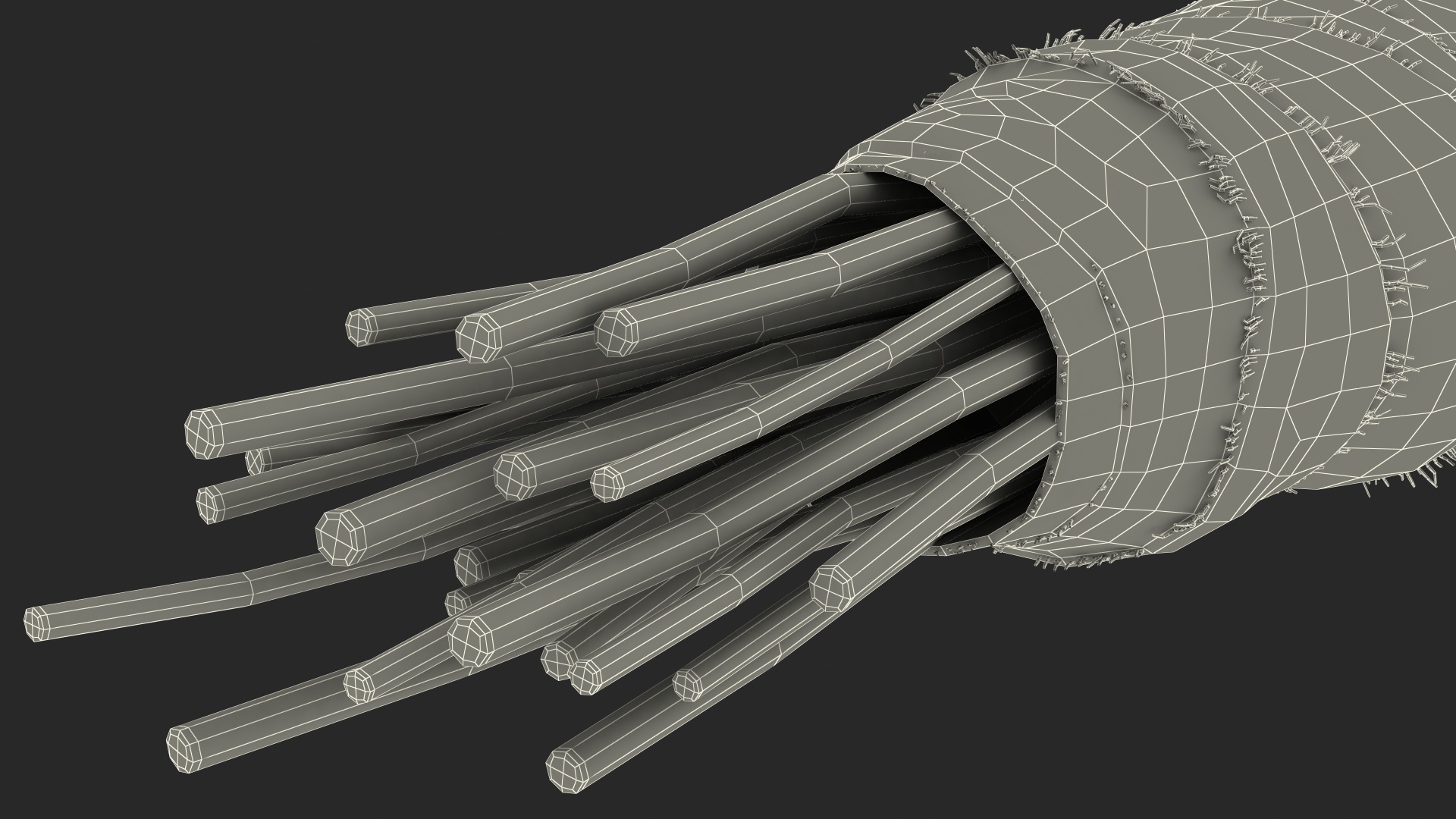 Traditional Voodoo Doll Black 3D model