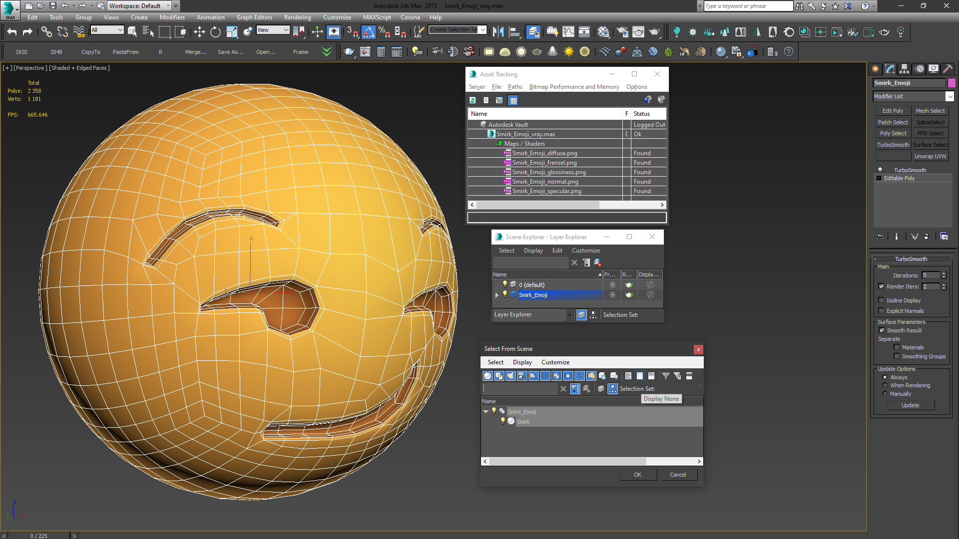3D Smirk Emoji